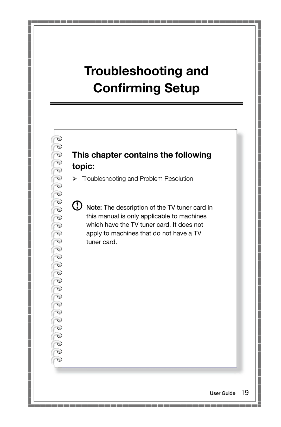 Lenovo 57RF0010, 3099, 57312709, 57312430, 2558, H430, B540, 1194, 1196, 10080, 10091 manual Troubleshooting Confirming Setup 