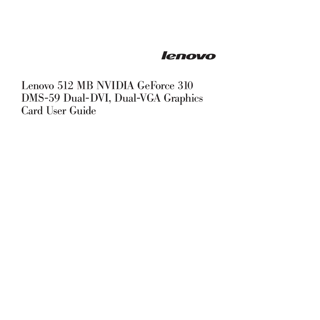 Lenovo 310 manual 