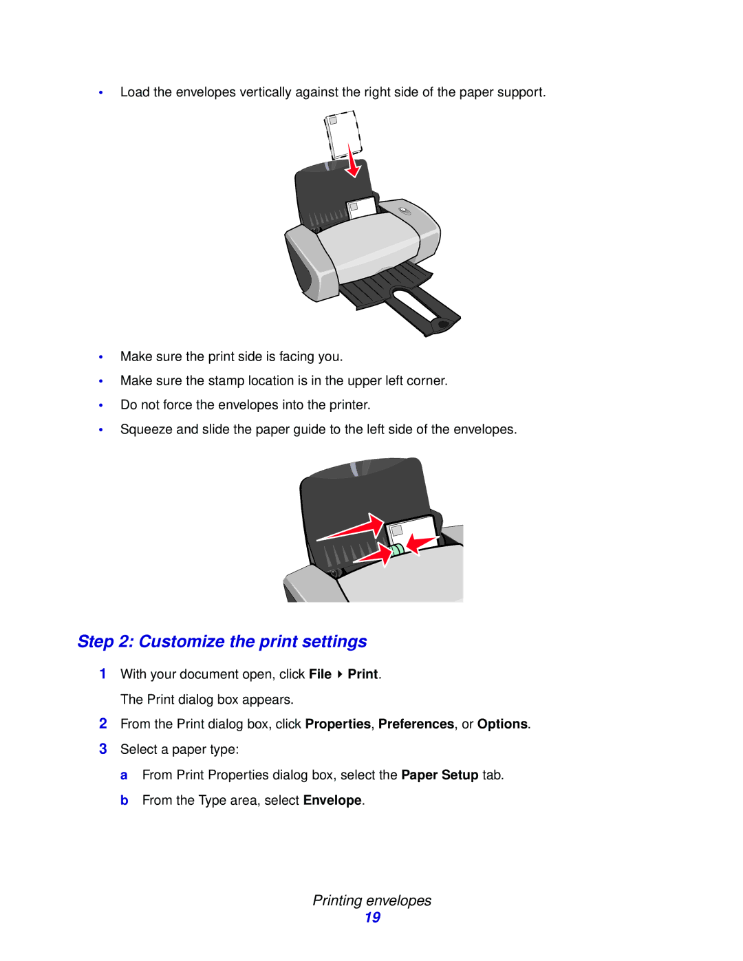 Lenovo 3110 manual Customize the print settings 