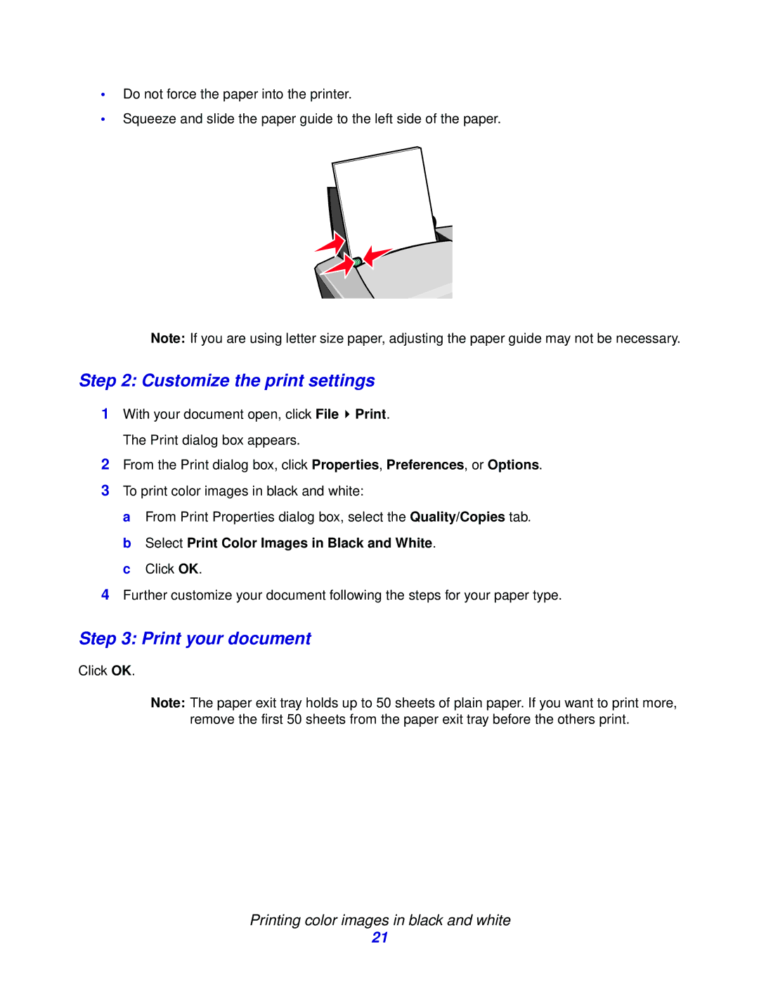 Lenovo 3110 manual Print your document 