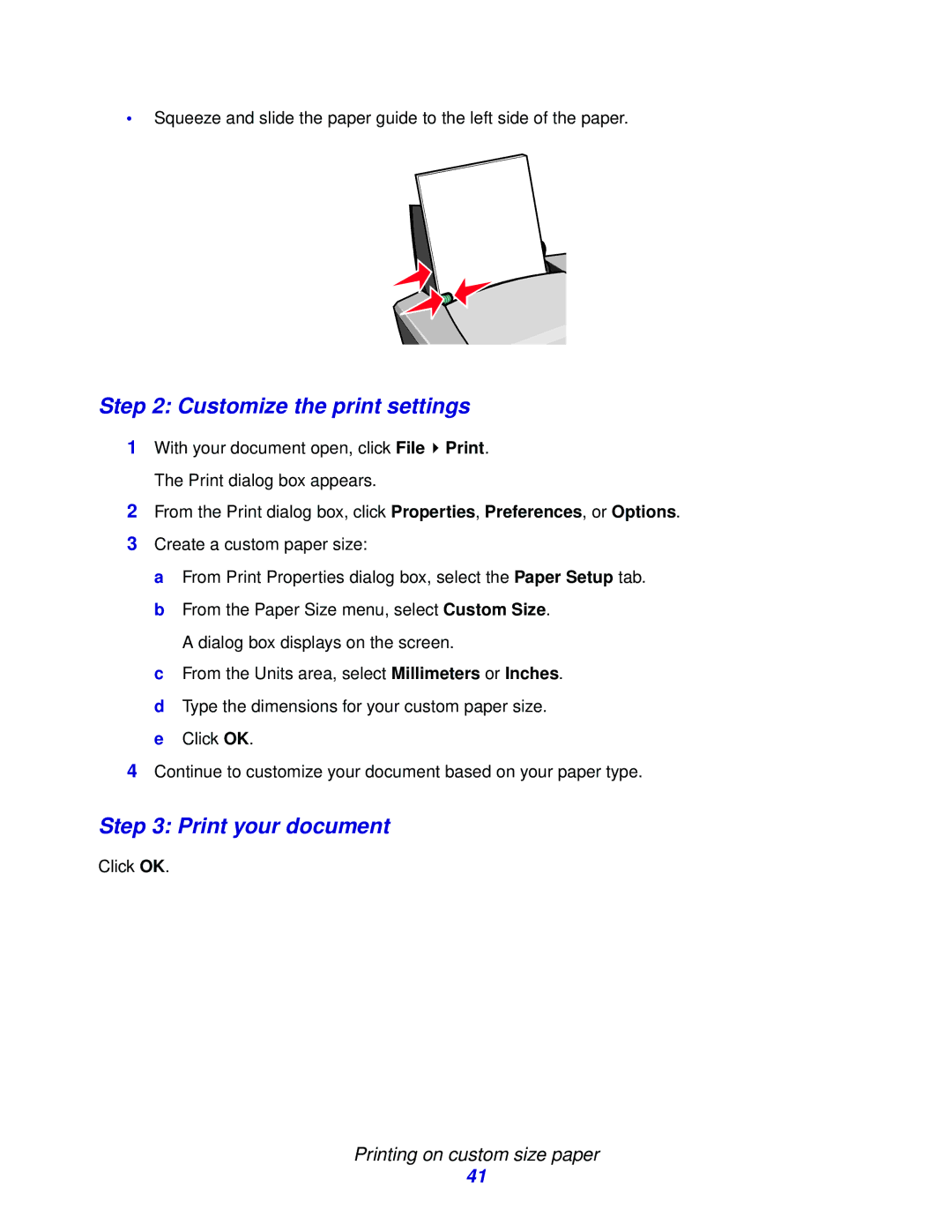 Lenovo 3110 manual Print your document 