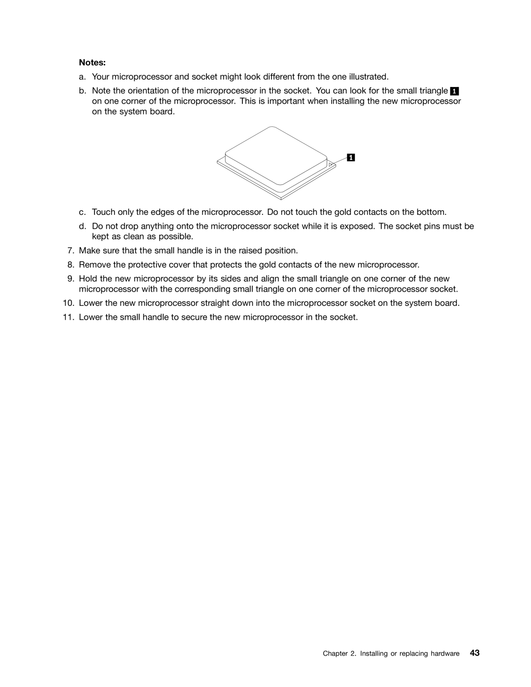 Lenovo 3122, 3120, 3128, 3126 manual Installing or replacing hardware 