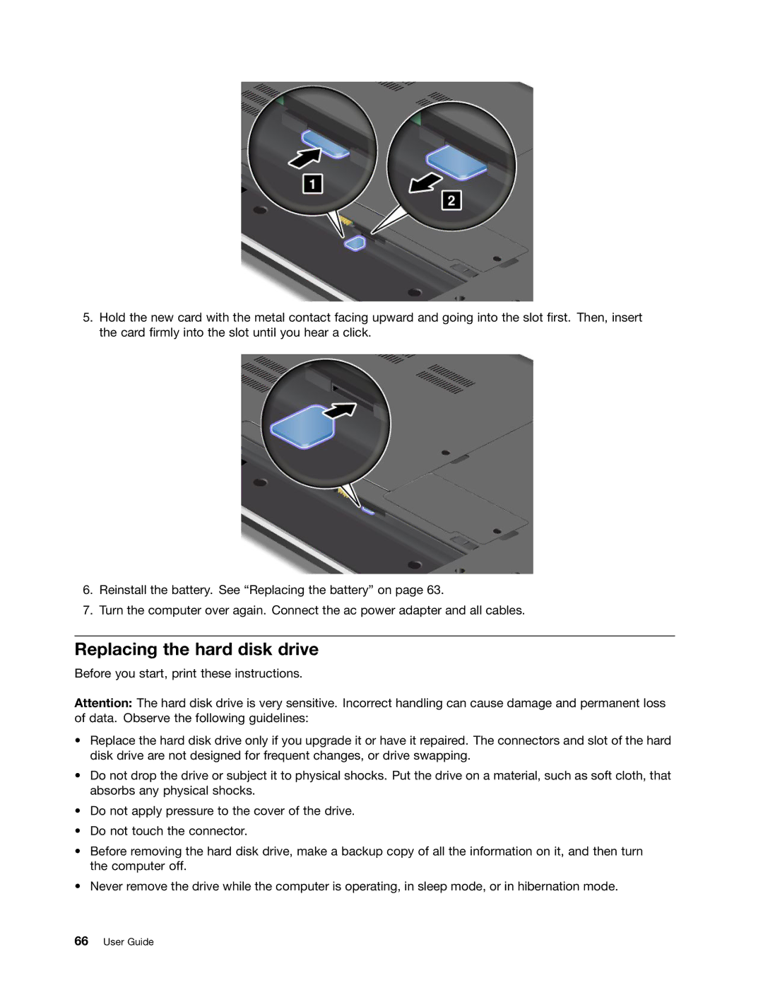 Lenovo 3259AD9, 336655U manual Replacing the hard disk drive 