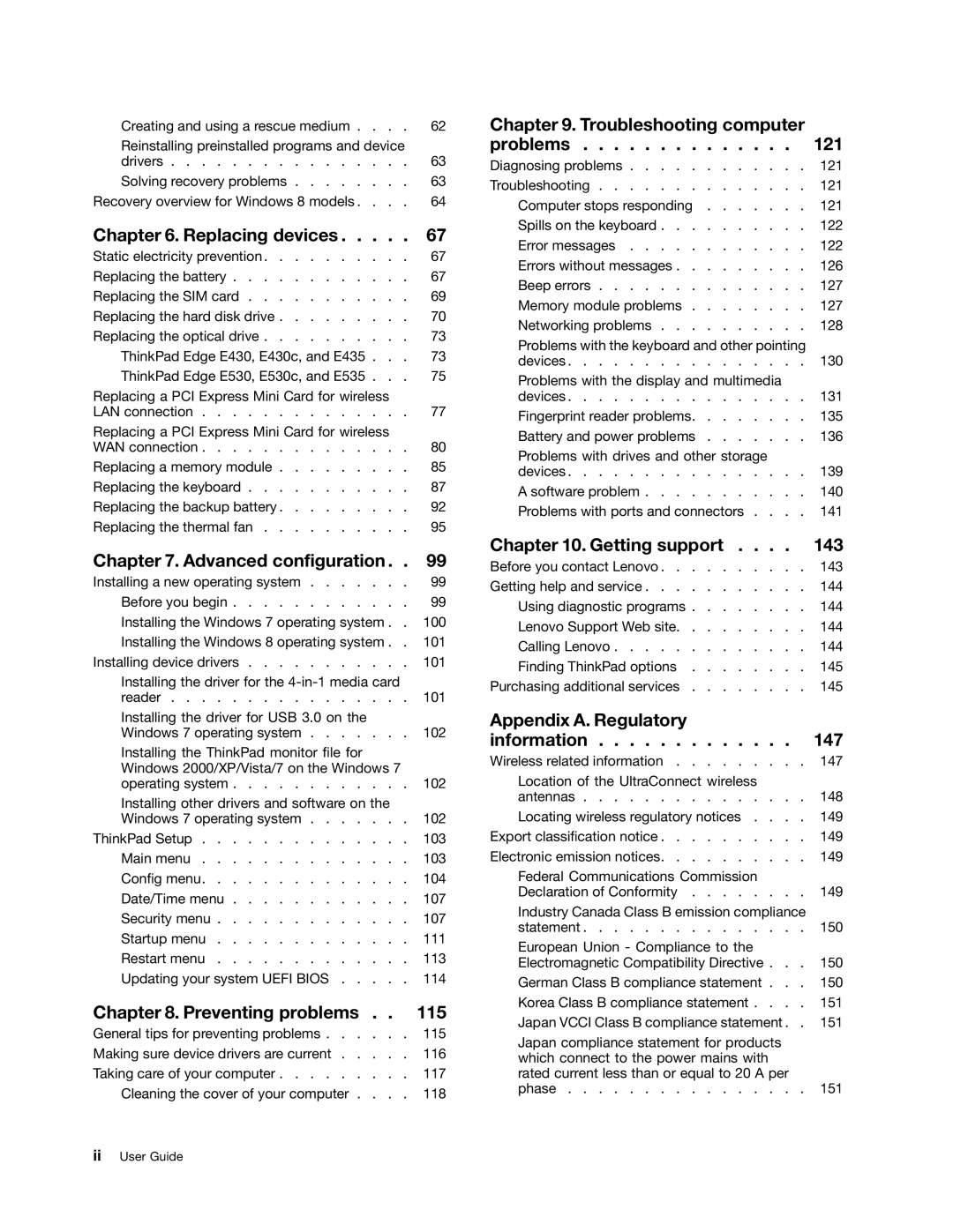 Lenovo 32605TS, 3484BGU, E435, E430, E530c, E535, 627156U manual Replacing devices 