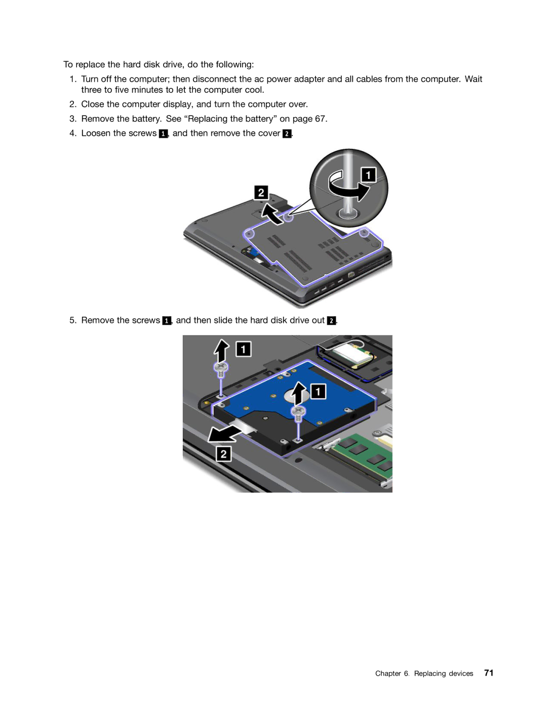 Lenovo 627156U, 32605TS, 3484BGU, E435, E430, E530c, E535 manual Replacing devices 