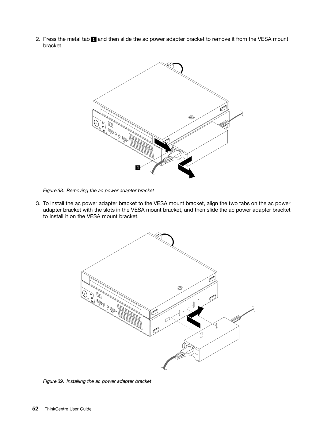 Lenovo 3263, 3267, 3264, 3273, 4156, 4004, 3856, 3261 manual Removing the ac power adapter bracket 