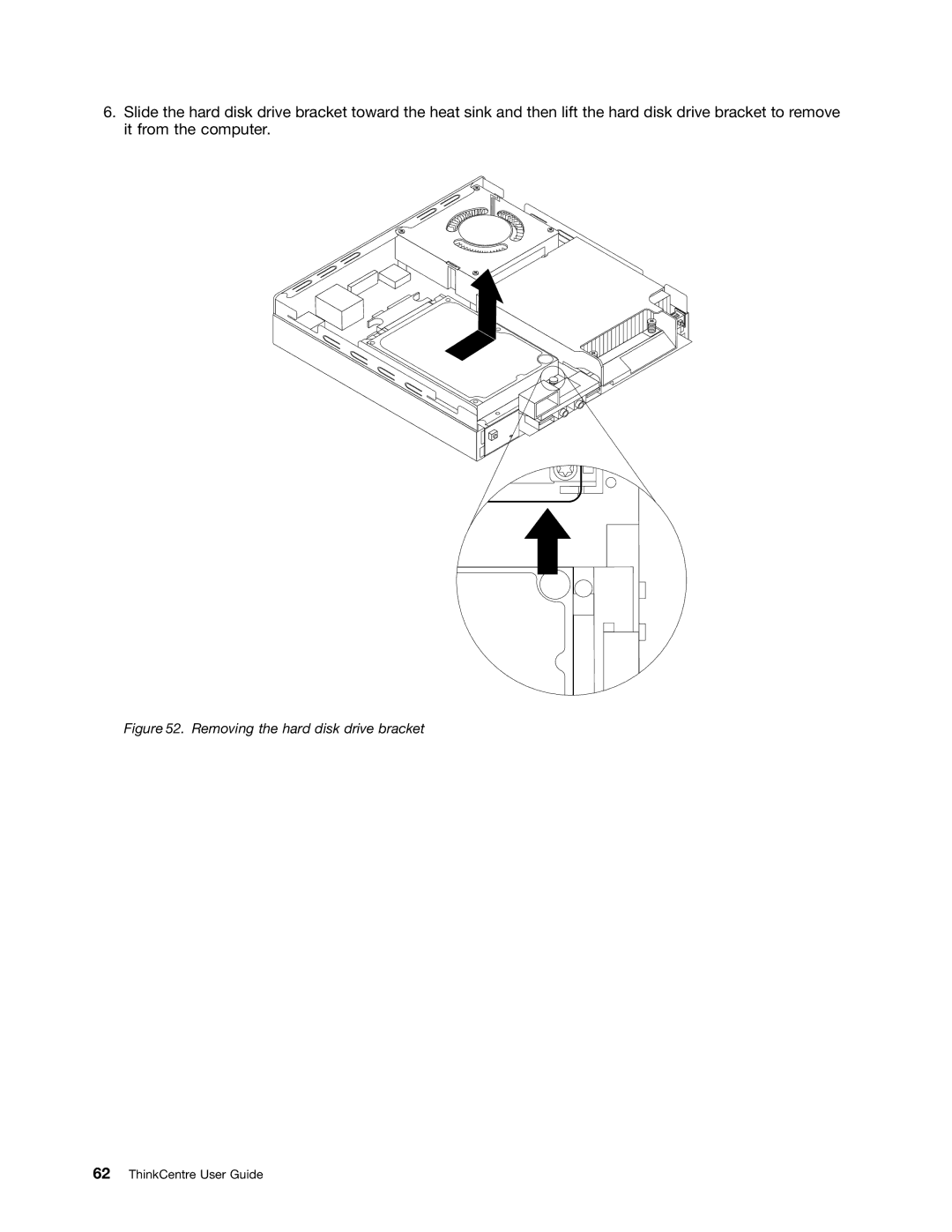 Lenovo 4156, 3267, 3264, 3263, 3273, 4004, 3856, 3261 manual Removing the hard disk drive bracket 