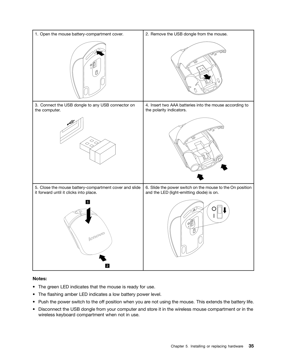 Lenovo 3419, 3398, 3397, 3399, 3414, 3396, 3416, 3426, 3415, 3423, 3418, 3417 manual Installing or replacing hardware 