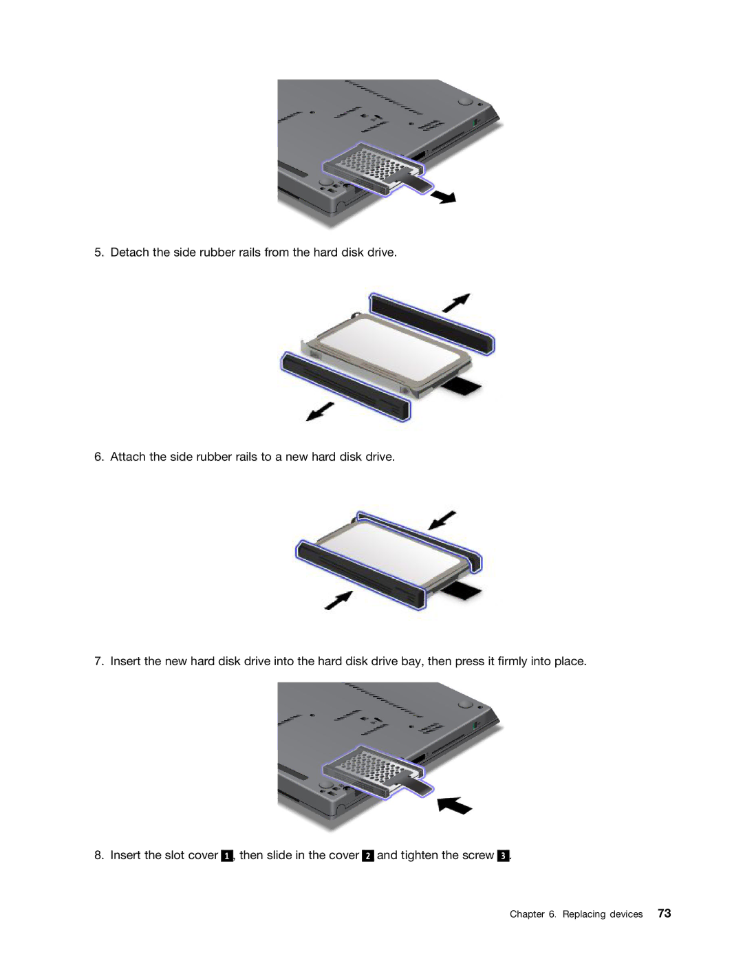 Lenovo 3444CUU manual Replacing devices 