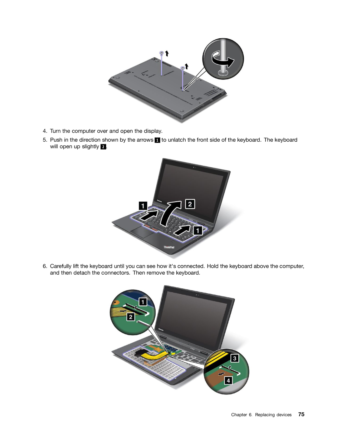 Lenovo 3444CUU manual Replacing devices 