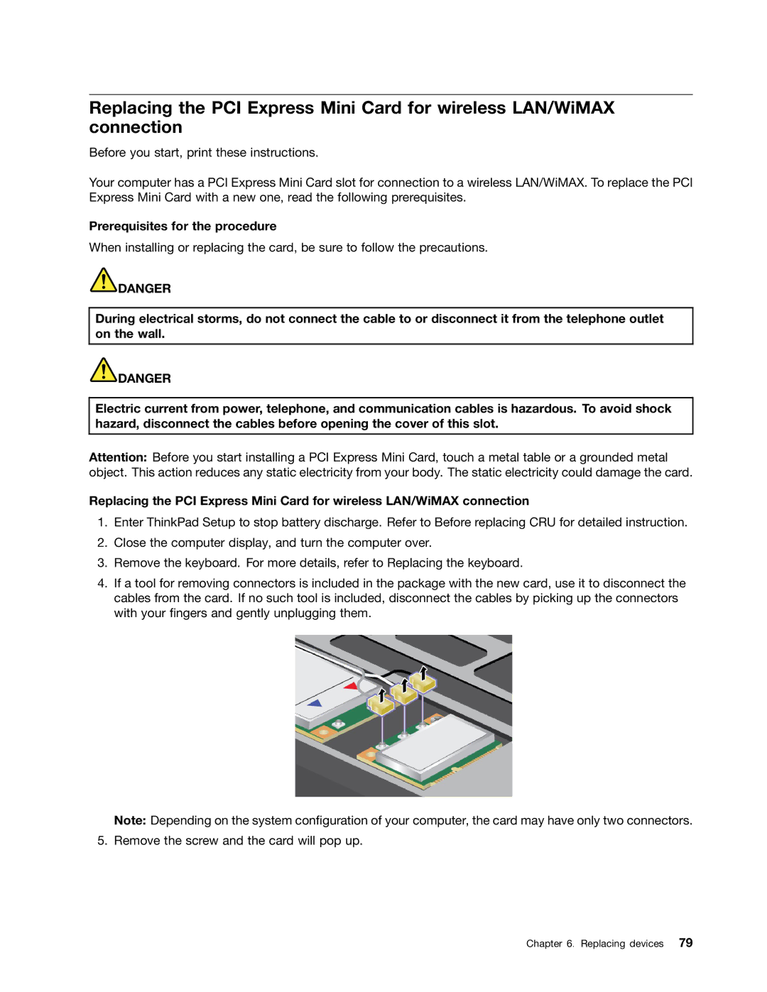 Lenovo 3444CUU manual Prerequisites for the procedure 