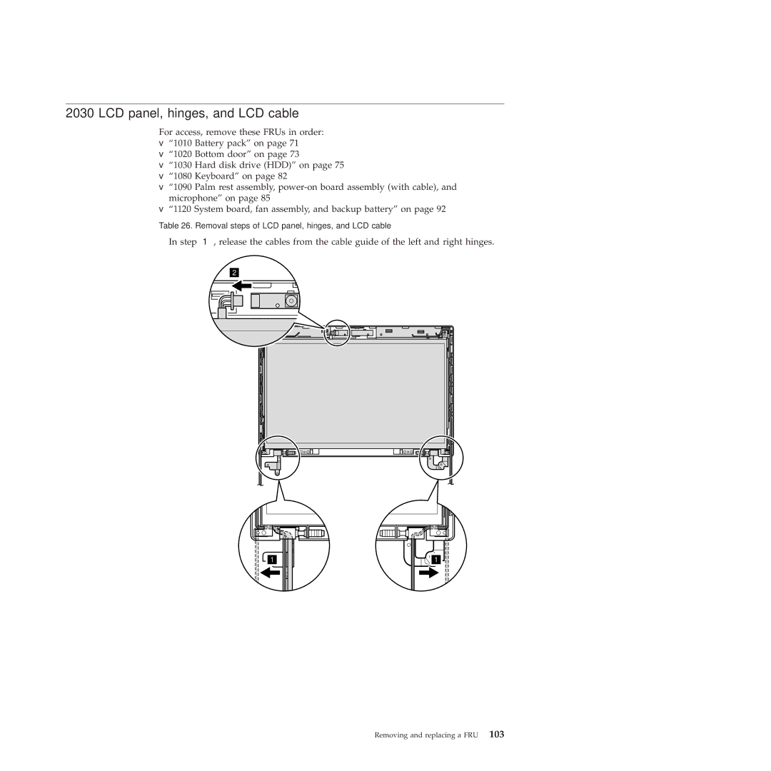 Lenovo X100E, 350828U manual LCD panel, hinges, and LCD cable 