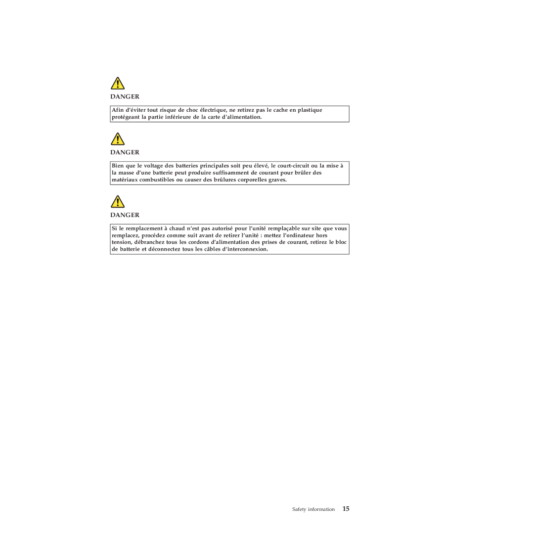 Lenovo X100E, 350828U manual Safety information 