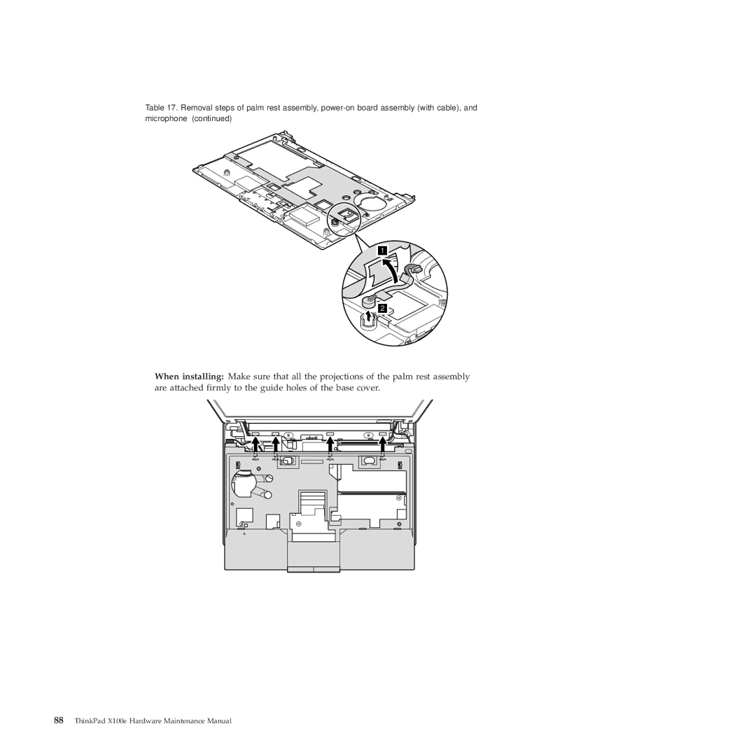 Lenovo 350828U, X100E manual ThinkPad X100e Hardware Maintenance Manual 