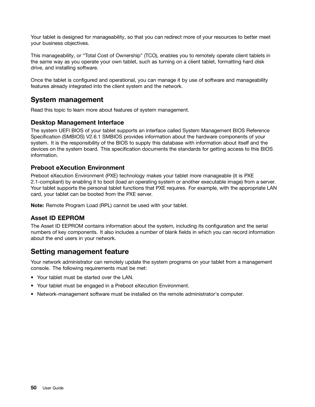 Lenovo 36984MU, 36984UU, 36984RU, 369724U, 36984QU, 370133U, 36984LU, 37023SU manual System management, Setting management feature 