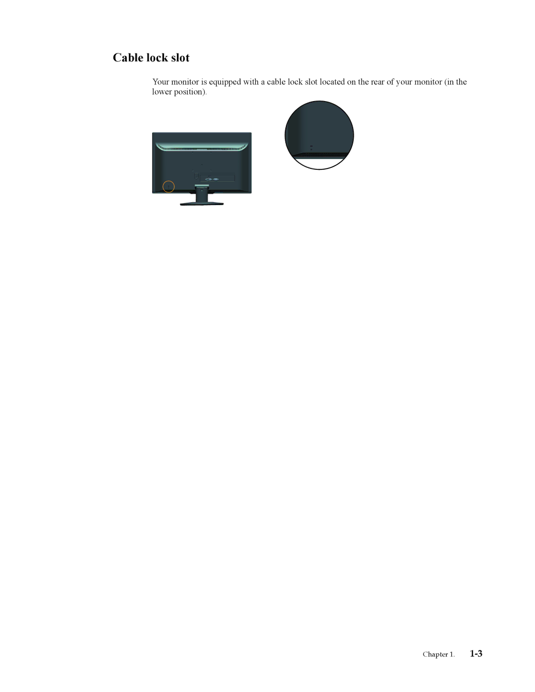 Lenovo 3794HB1 user manual Cable lock slot 