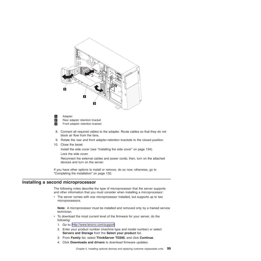 Lenovo 3808, 3836, 3809, 3826, 3724, 3824, 3815, 3817 manual Installing a second microprocessor 