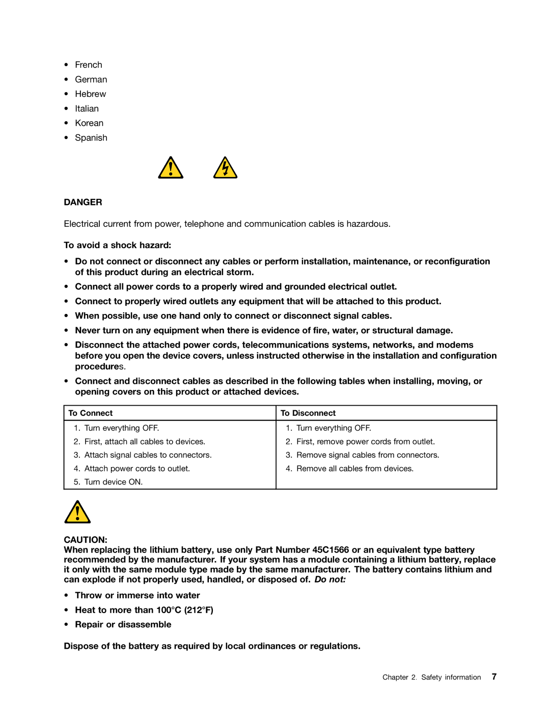 Lenovo 5027, 384, 4168, 5067, 7516, 7519, 266, 2491 manual To Connect To Disconnect 