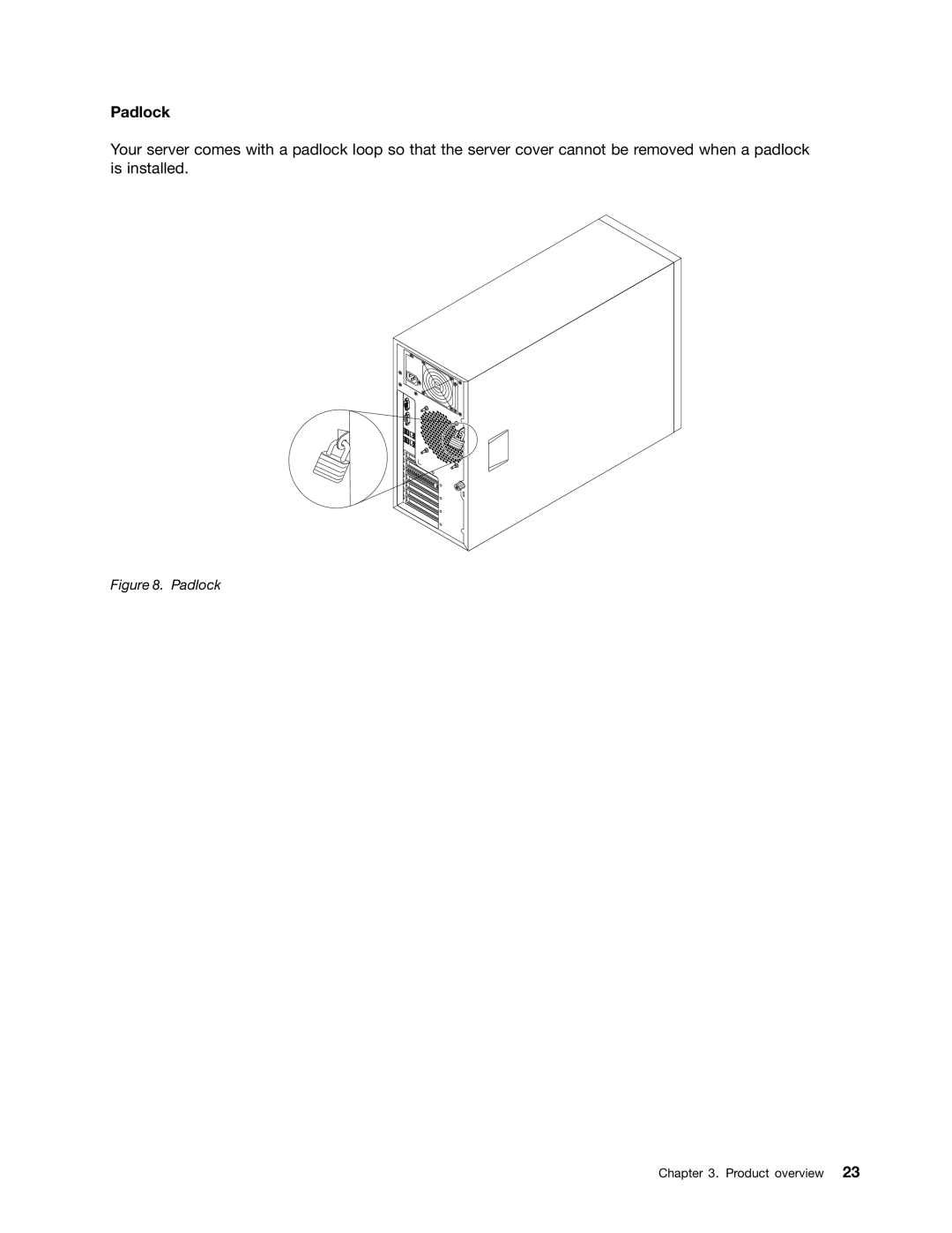 Lenovo 389, 387, 393, 391, 388, 441, 390, 392 manual Padlock 