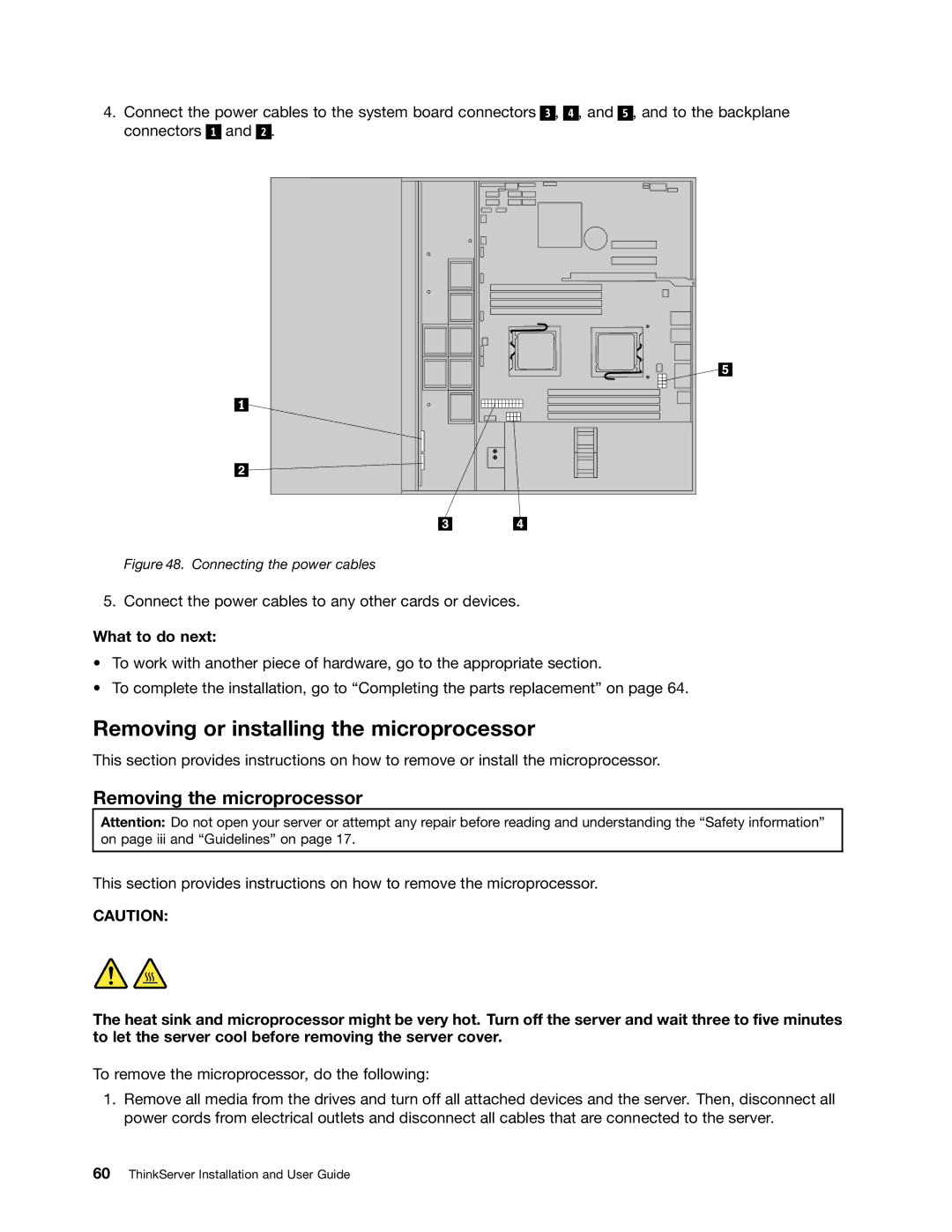 Lenovo 4010, 4011, 1044, 1043 manual Removing or installing the microprocessor, Removing the microprocessor 