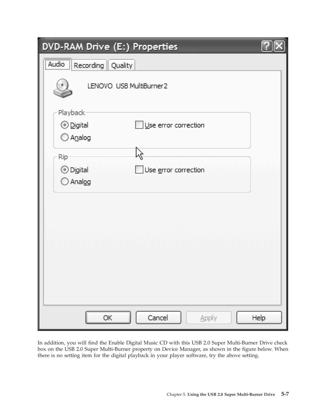 Lenovo 40Y8699 manual Using the USB 2.0 Super Multi-Burner Drive 