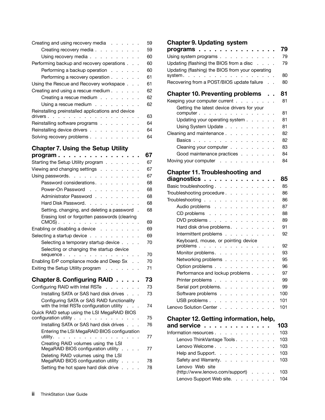 Lenovo 4228, 4223, 4229 manual Using the Setup Utility Program 