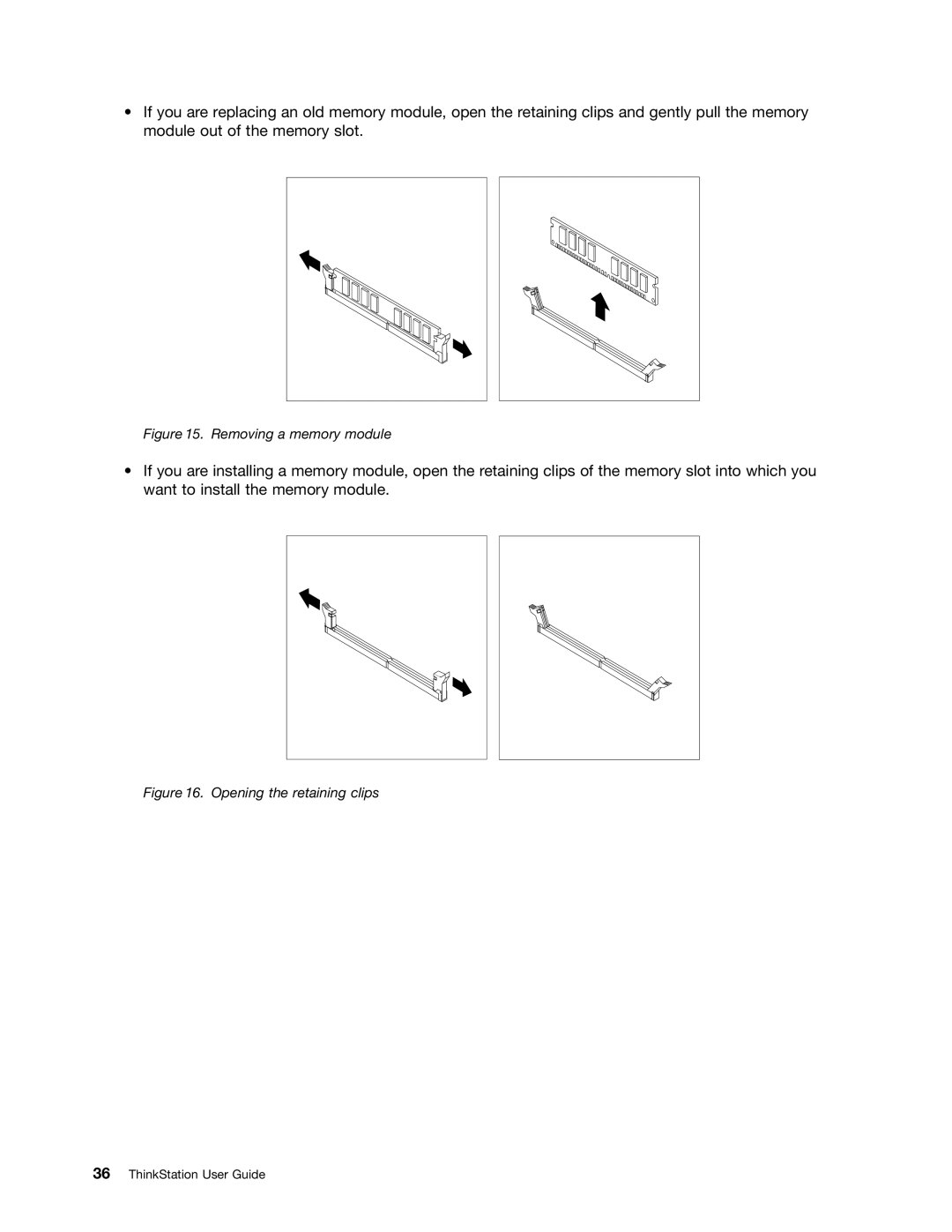 Lenovo 4223, 4228, 4229 manual Removing a memory module 