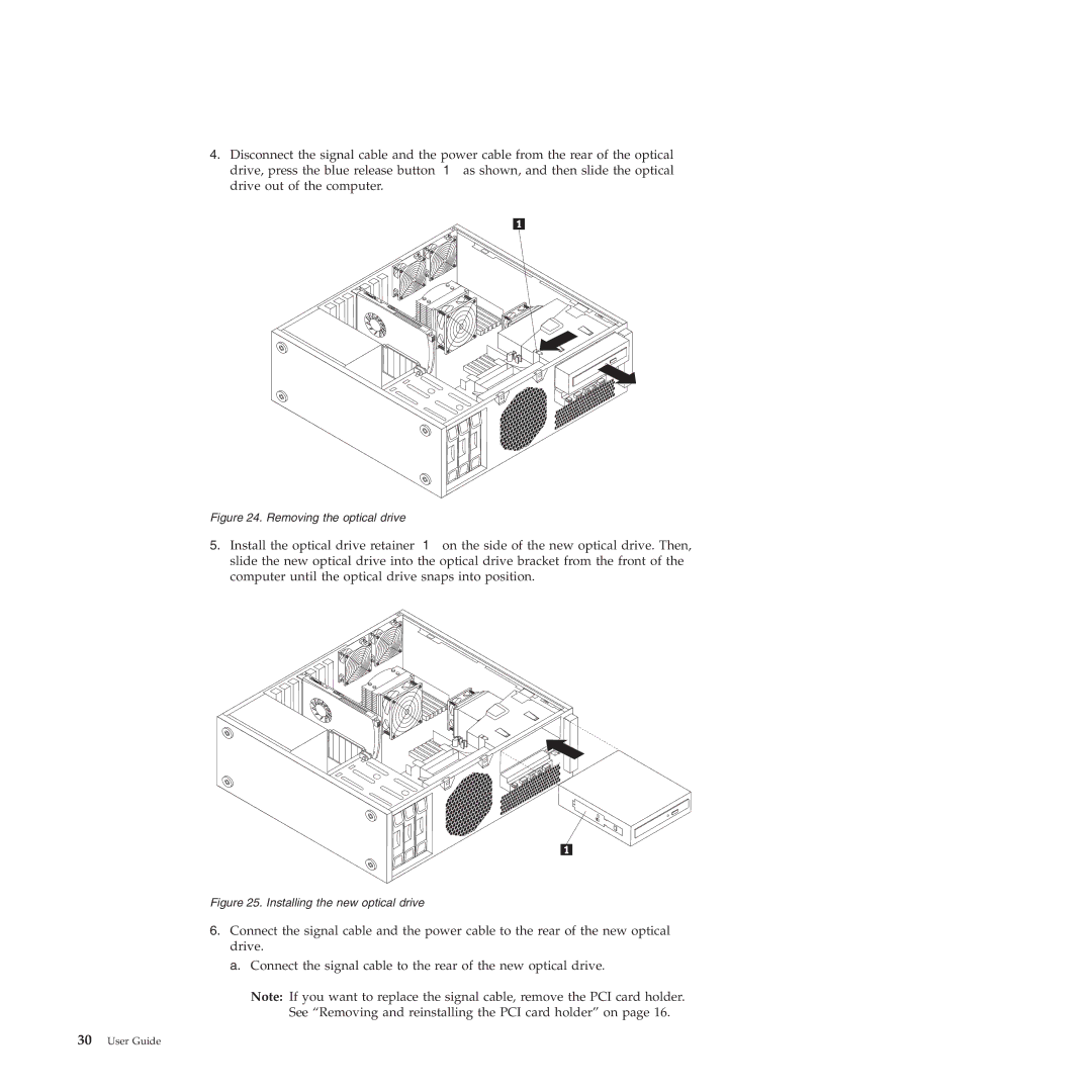 Lenovo 4265, 4271, 4272, 4269, 4264, 4266, 4263 manual Removing the optical drive 