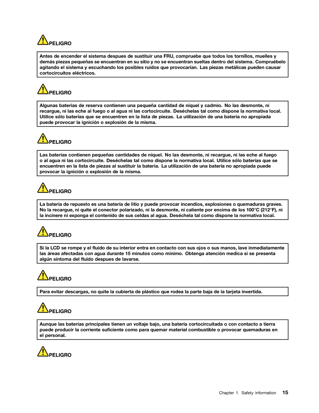 Lenovo T520i, 4284WW9PC10B371, W520 manual Safety information 