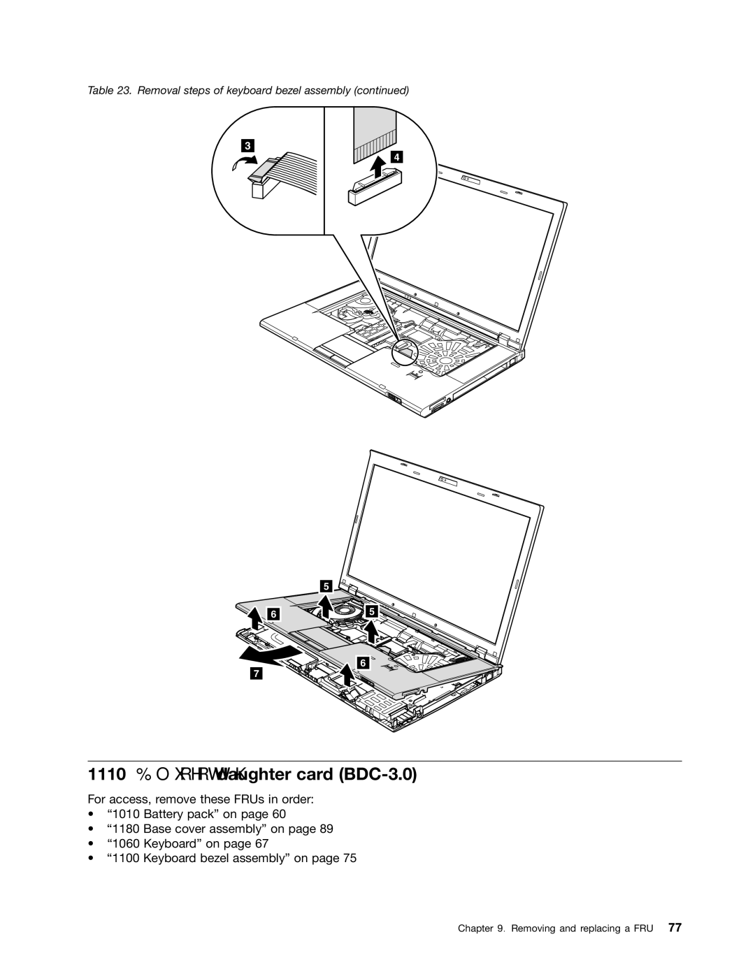 Lenovo W520, 4284WW9PC10B371, T520i manual Bluetooth daughter card BDC-3.0 