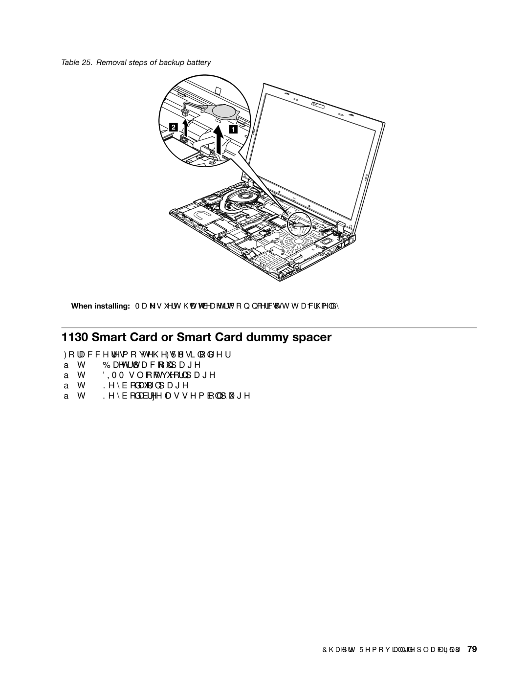 Lenovo T520i, 4284WW9PC10B371, W520 manual Smart Card or Smart Card dummy spacer 