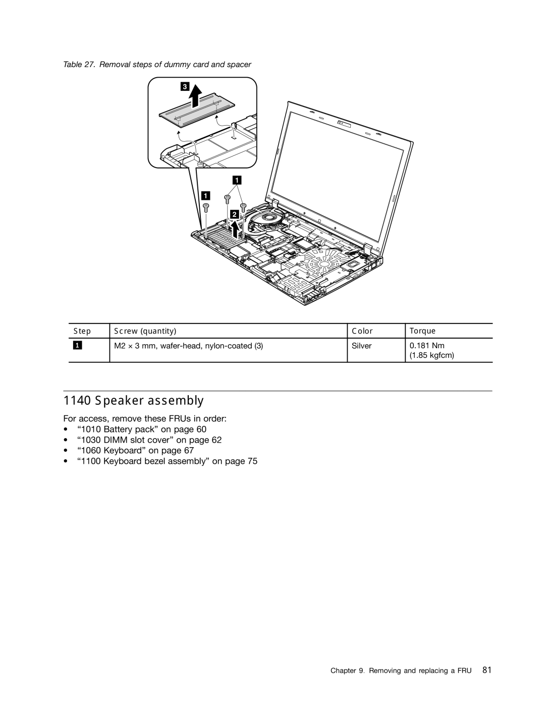 Lenovo W520, 4284WW9PC10B371, T520i manual Speaker assembly 