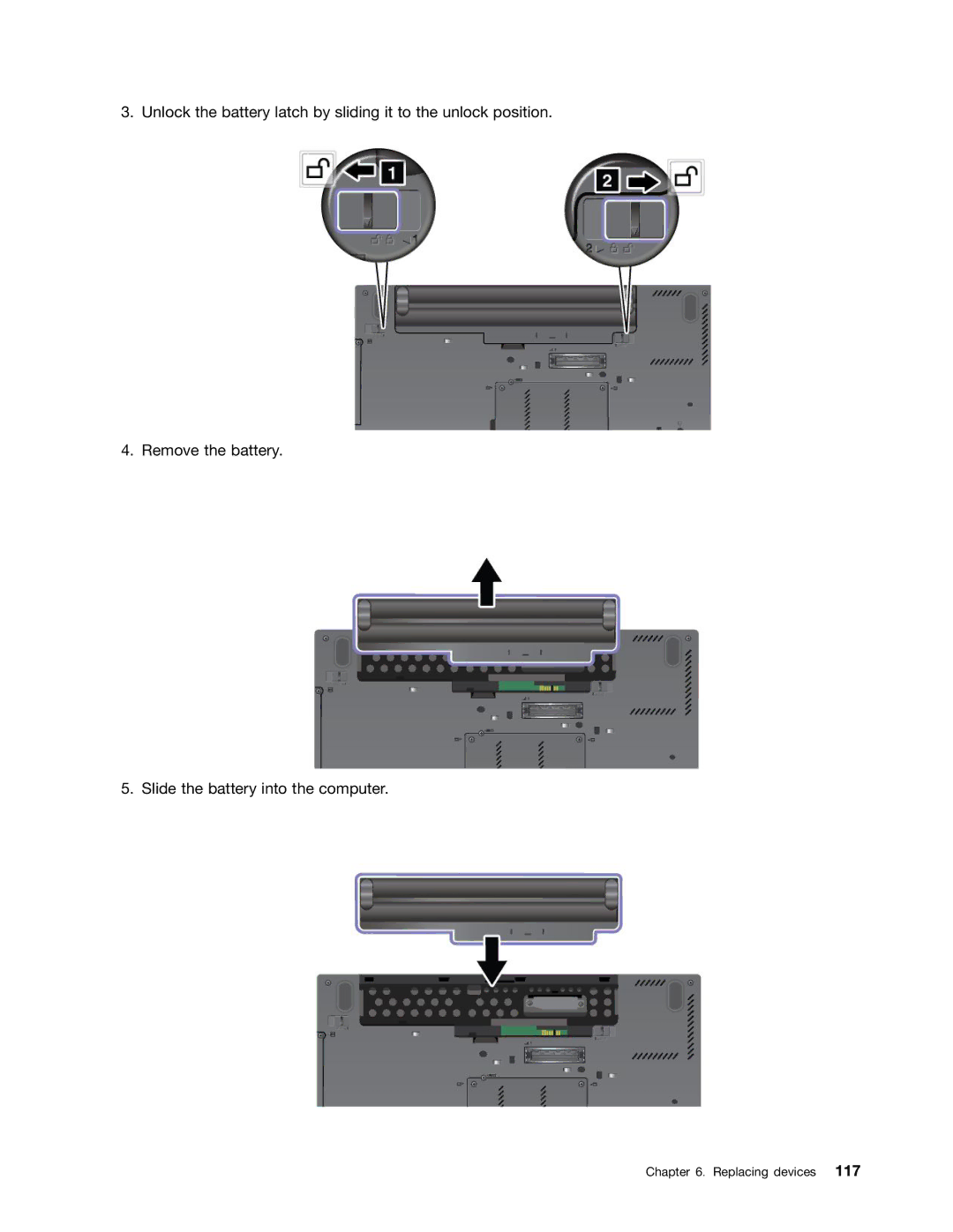 Lenovo 429040 manual Replacing devices 