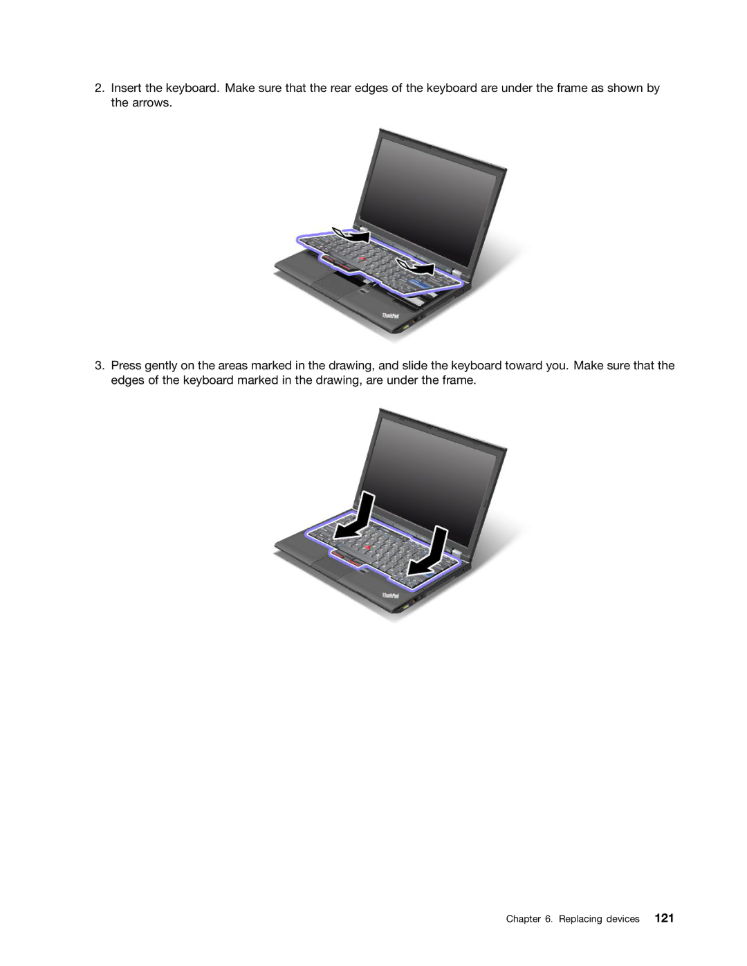 Lenovo 429040 manual Replacing devices 