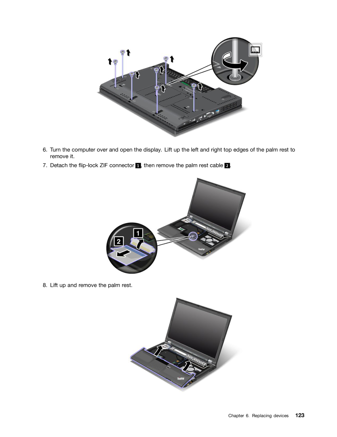 Lenovo 429040 manual Replacing devices 