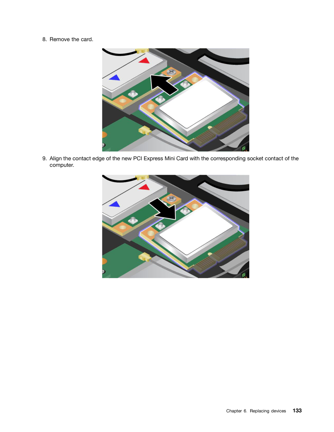 Lenovo 429040 manual Replacing devices 