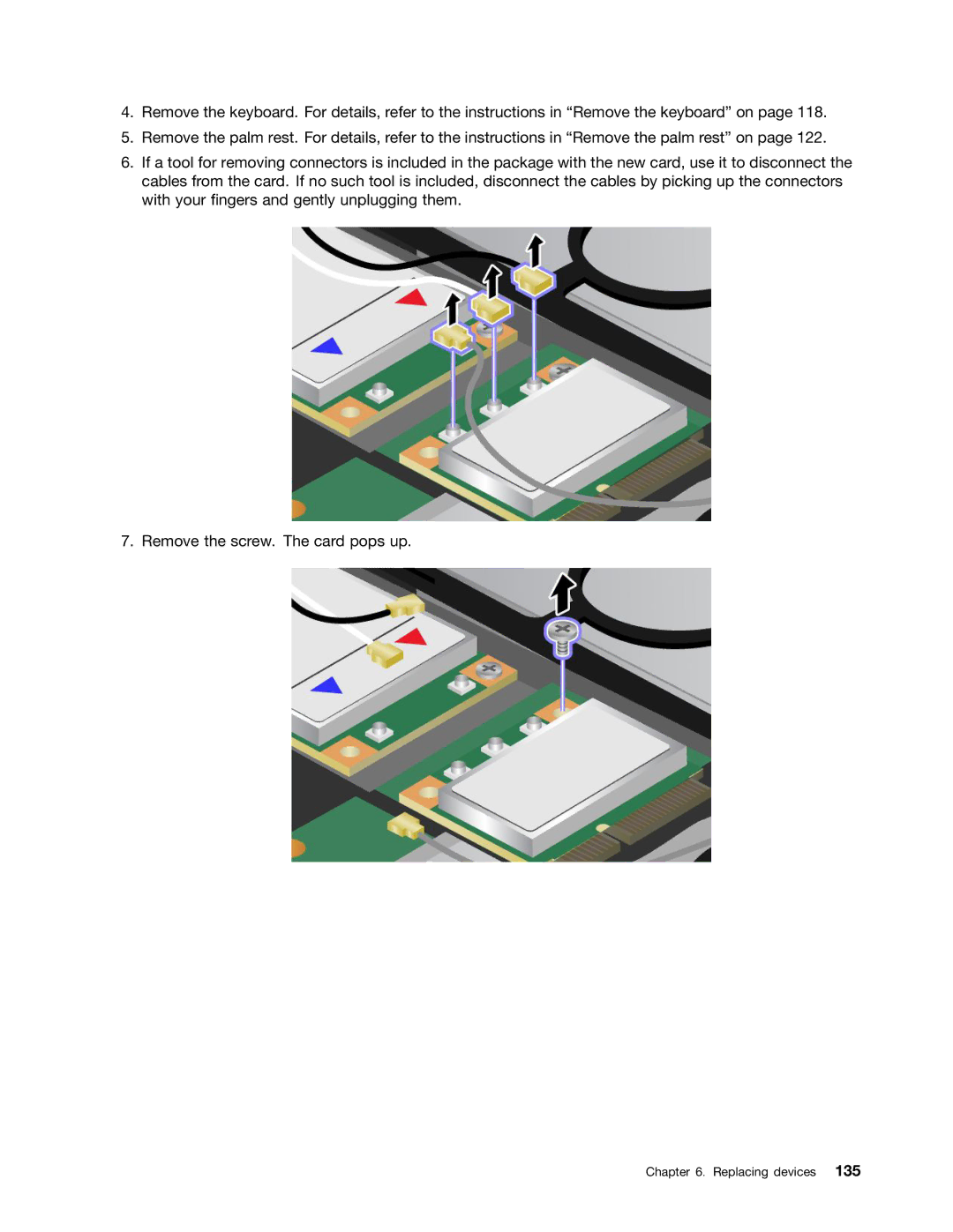 Lenovo 429040 manual Replacing devices 