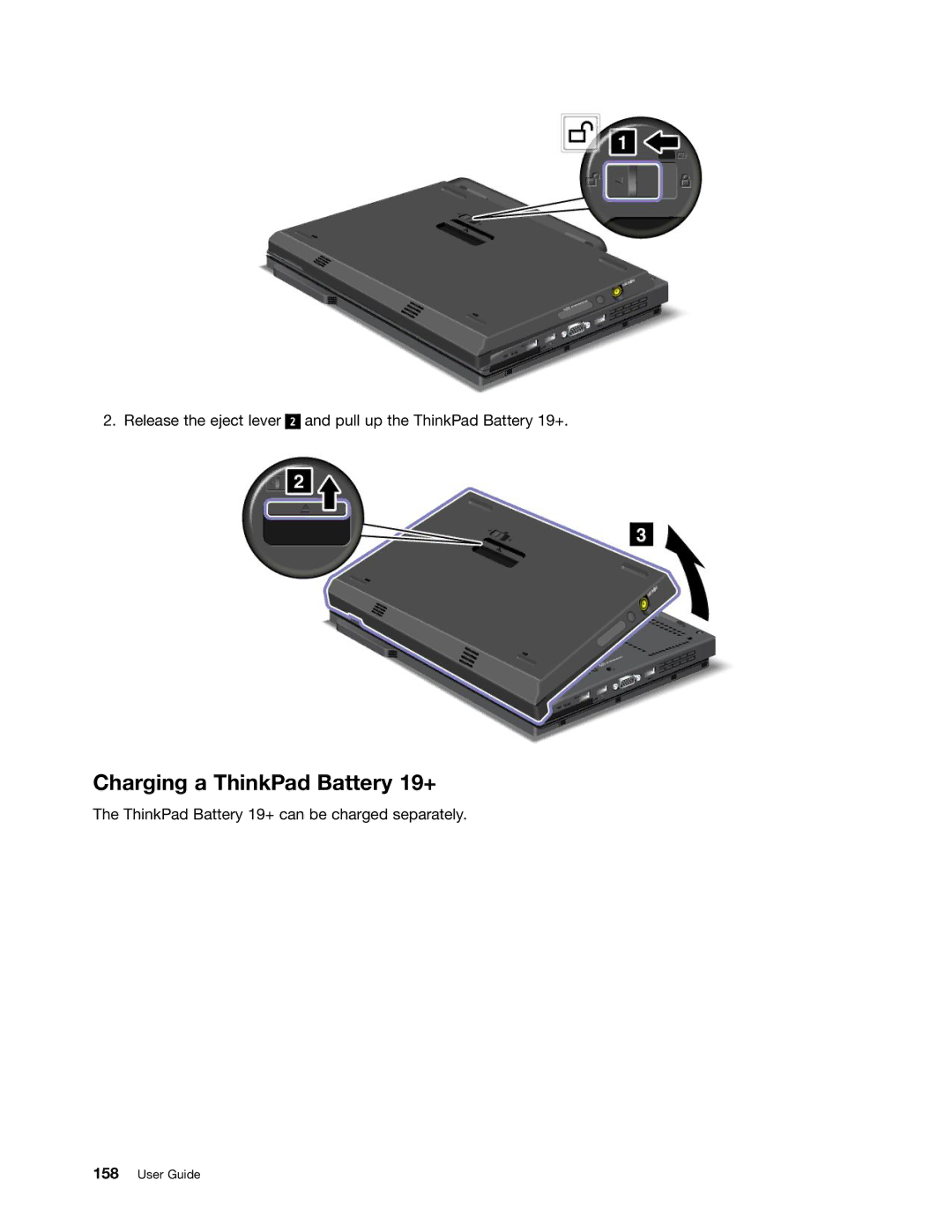 Lenovo 429040 manual Charging a ThinkPad Battery 19+ 