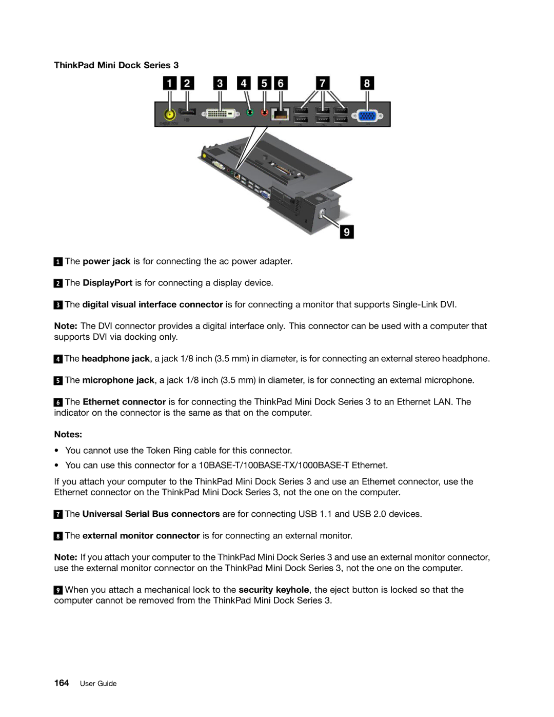 Lenovo 429040 manual ThinkPad Mini Dock Series 