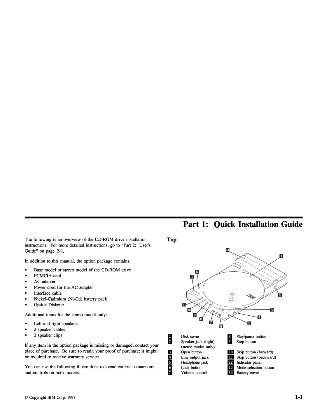 Lenovo 4304493 manual Part 1 Quick Installation Guide 