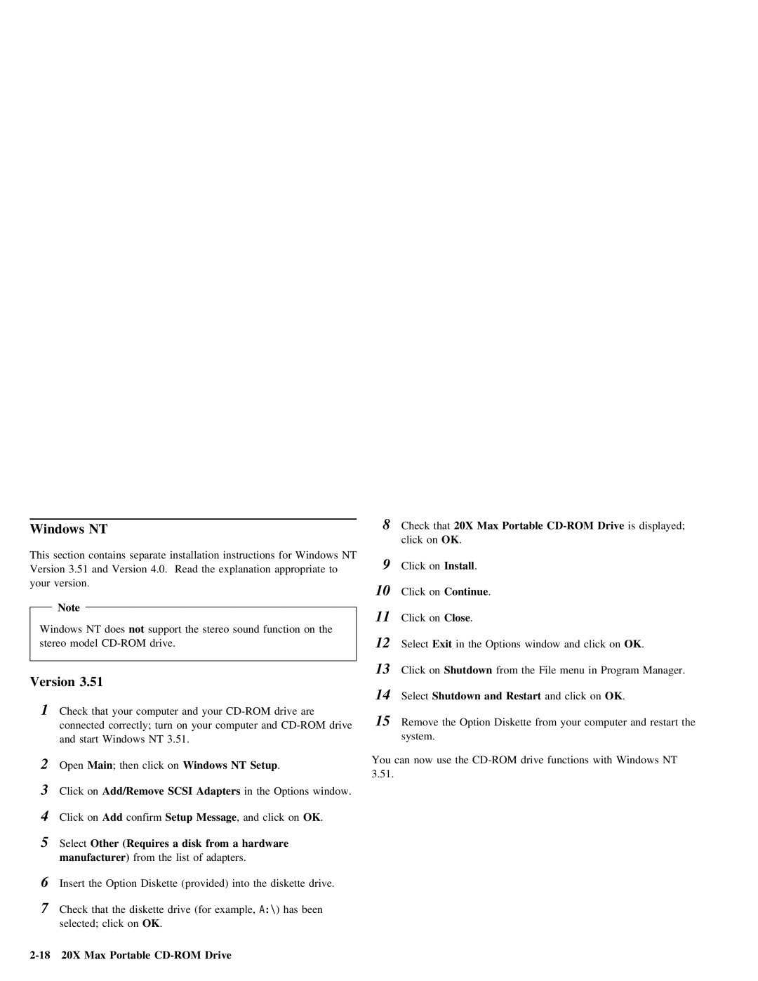 Lenovo 4304493 manual Windows NT, Version 