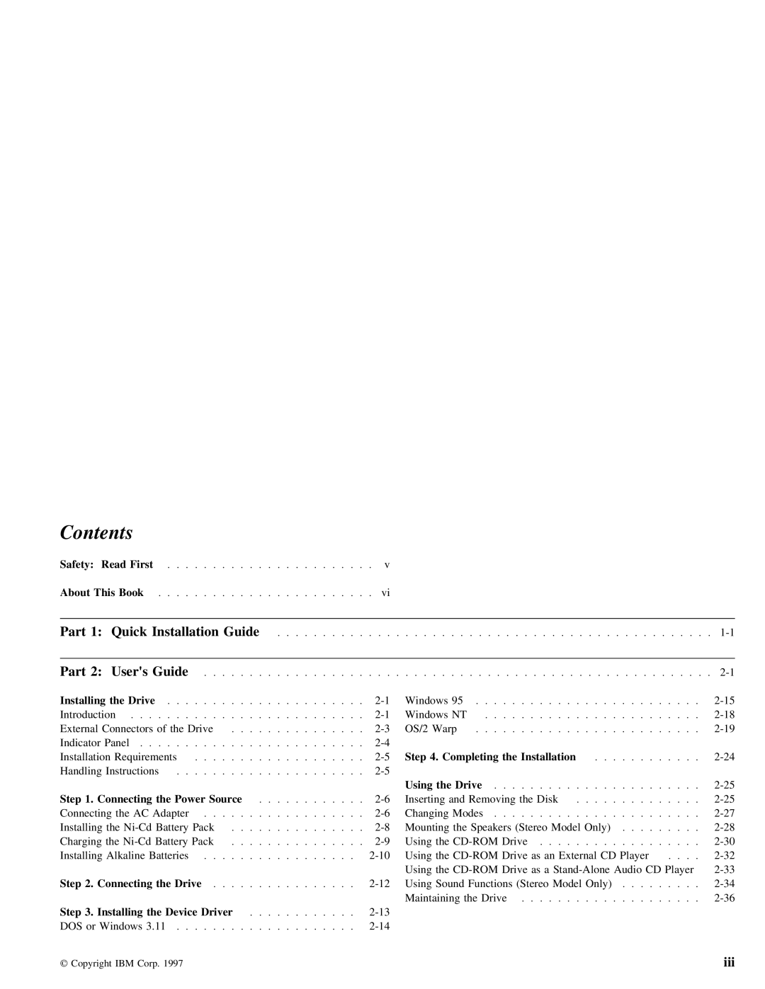 Lenovo 4304493 manual Contents 