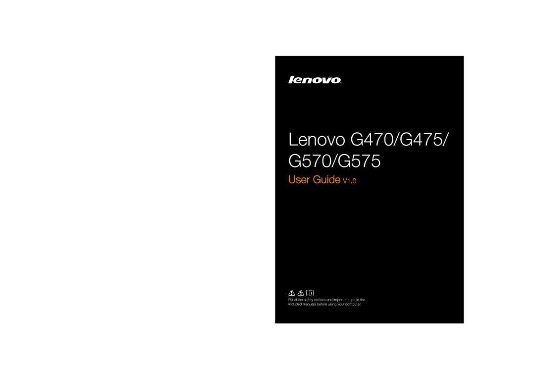 Lenovo 4334EAU manual Lenovo G470/G475/ G570/G575 