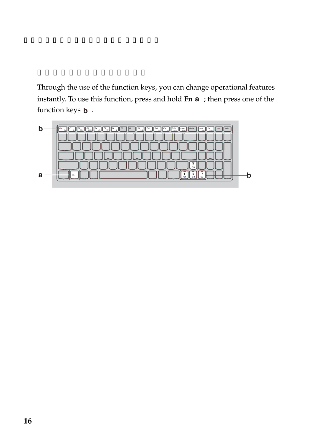 Lenovo 4334EAU, G570, G575, G475, G470 manual „ Function key combinations 