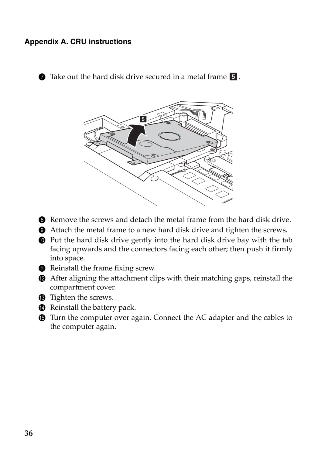 Lenovo 4334EAU, G570, G575, G475, G470 manual Appendix A. CRU instructions 