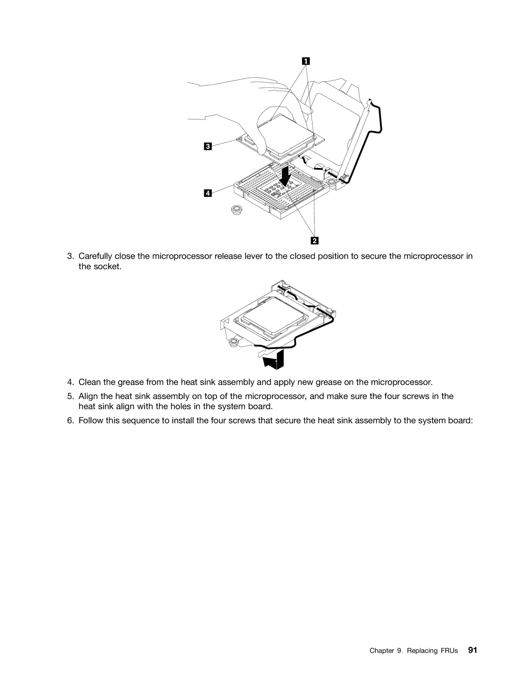 Lenovo 5114, 5106, 5150, 5110 manual Replacing FRUs 