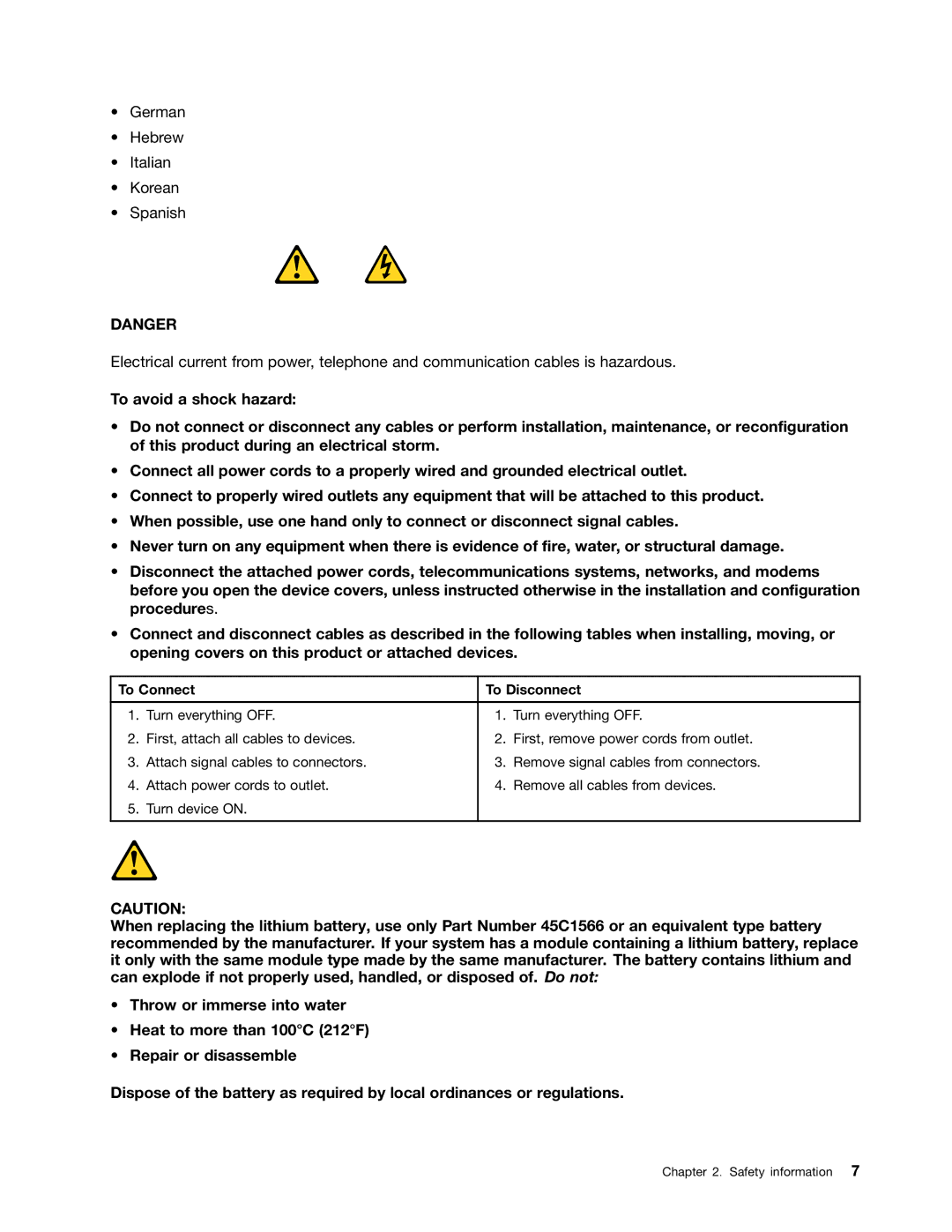 Lenovo 5354, 5214, 3425, 3980 manual To Connect To Disconnect 