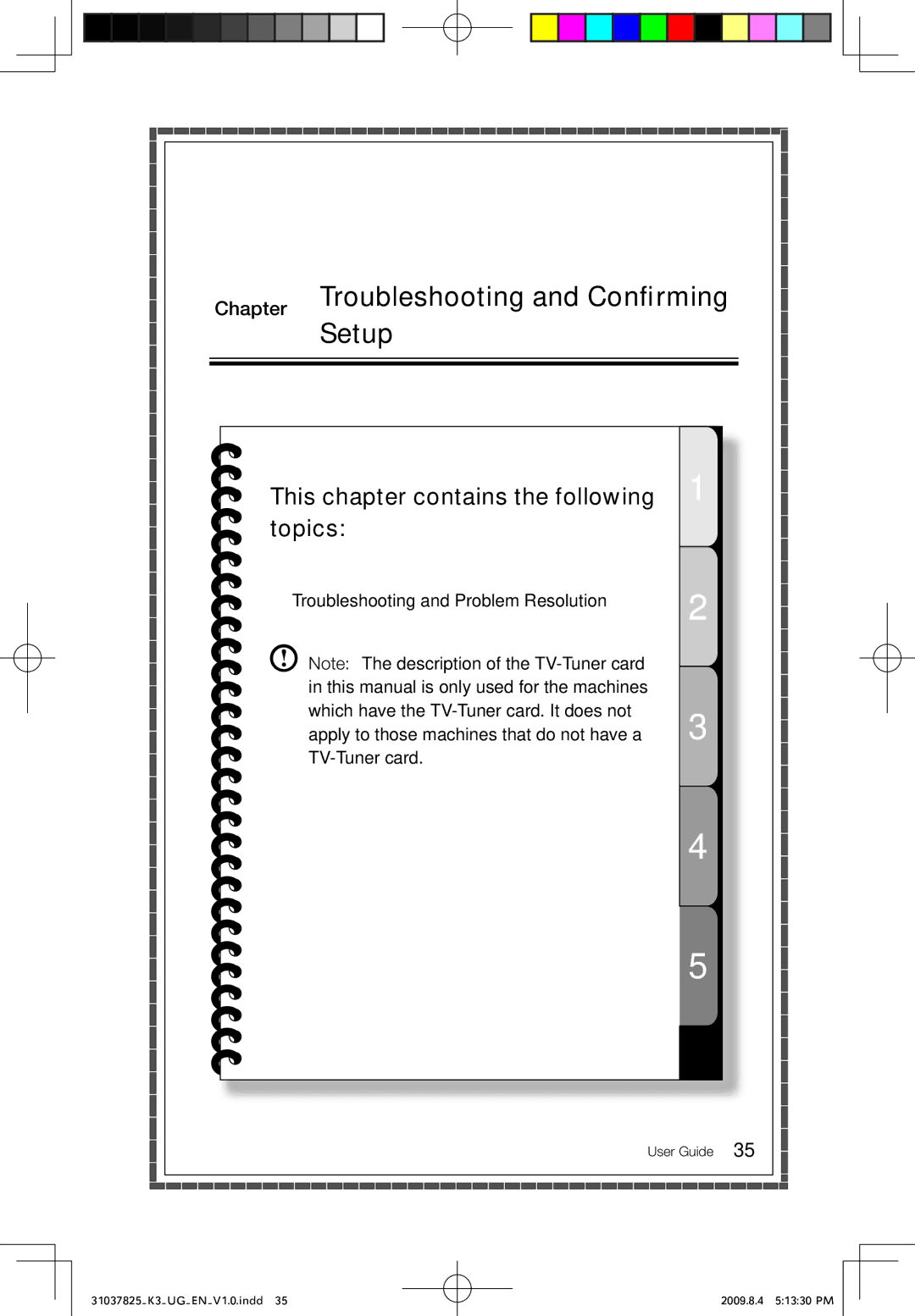 Lenovo 53161BU, K3 manual Setup, Chapter 