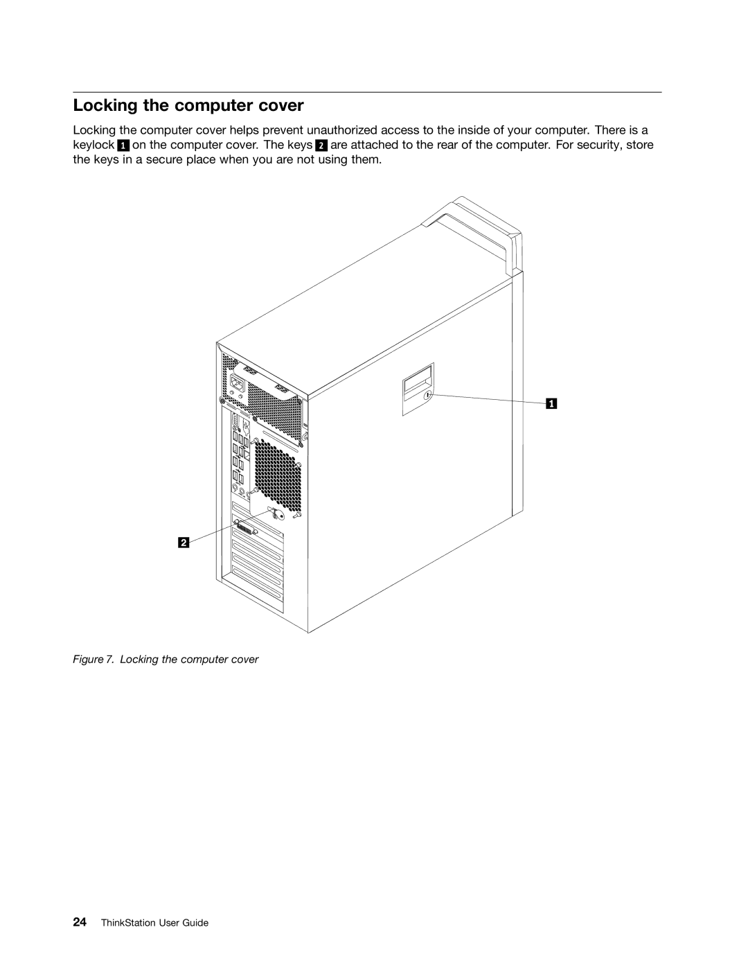 Lenovo 569, 568, 606, 567 manual Locking the computer cover 