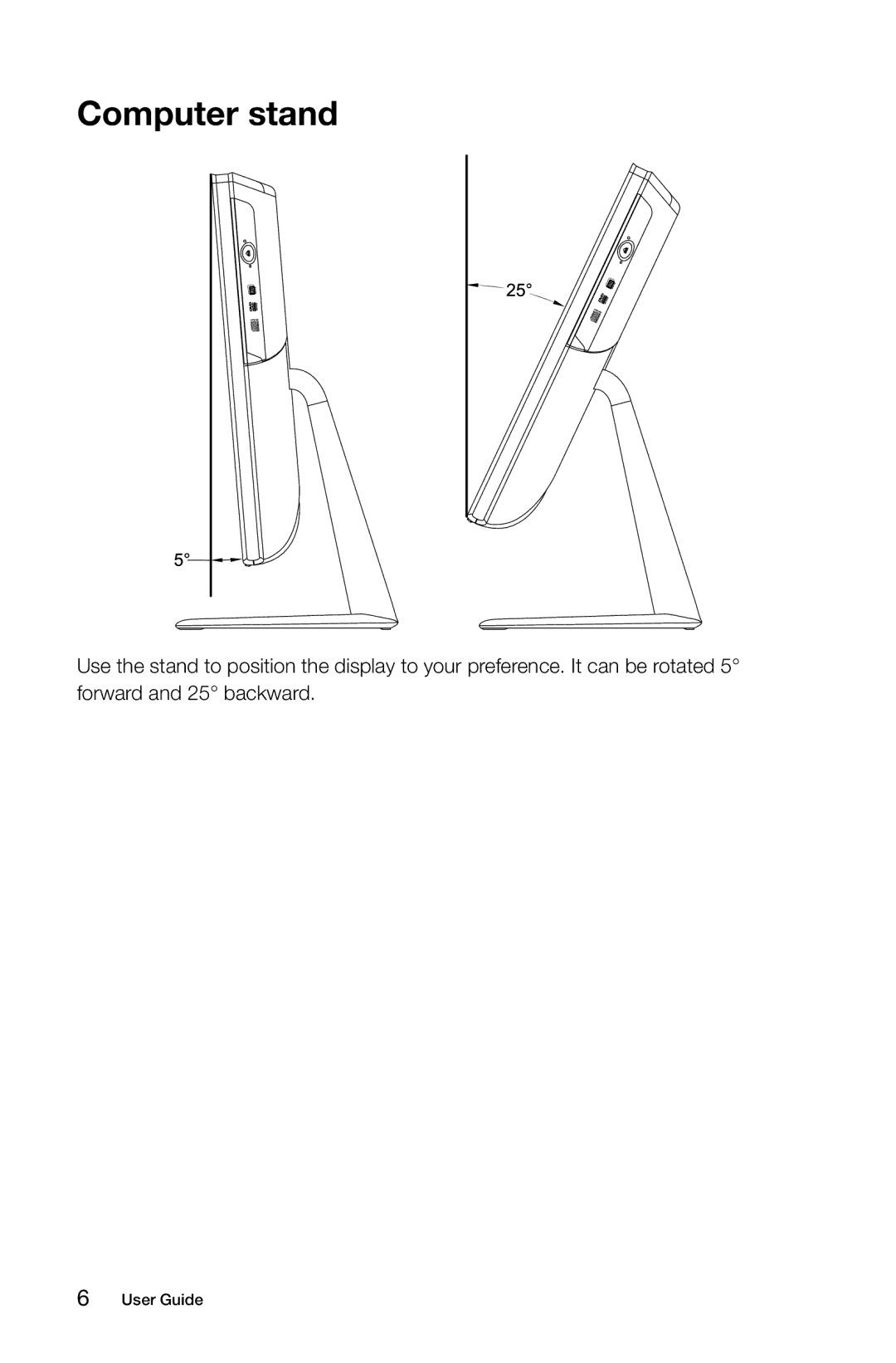 Lenovo 57315616 manual Computer stand 